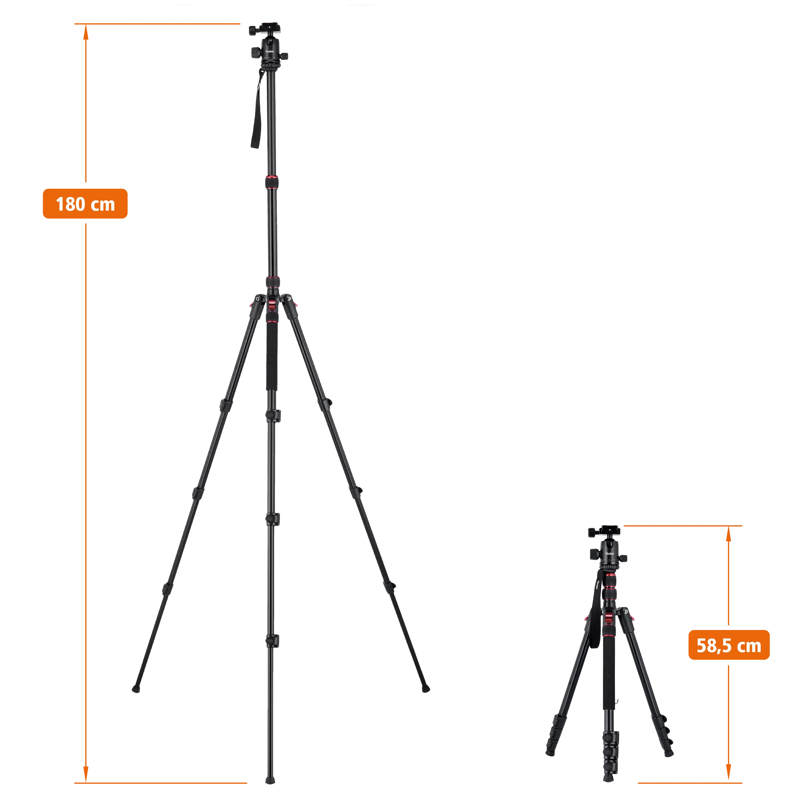Stativ I Aluminium I Compact Traveler No. 2 - Image 6