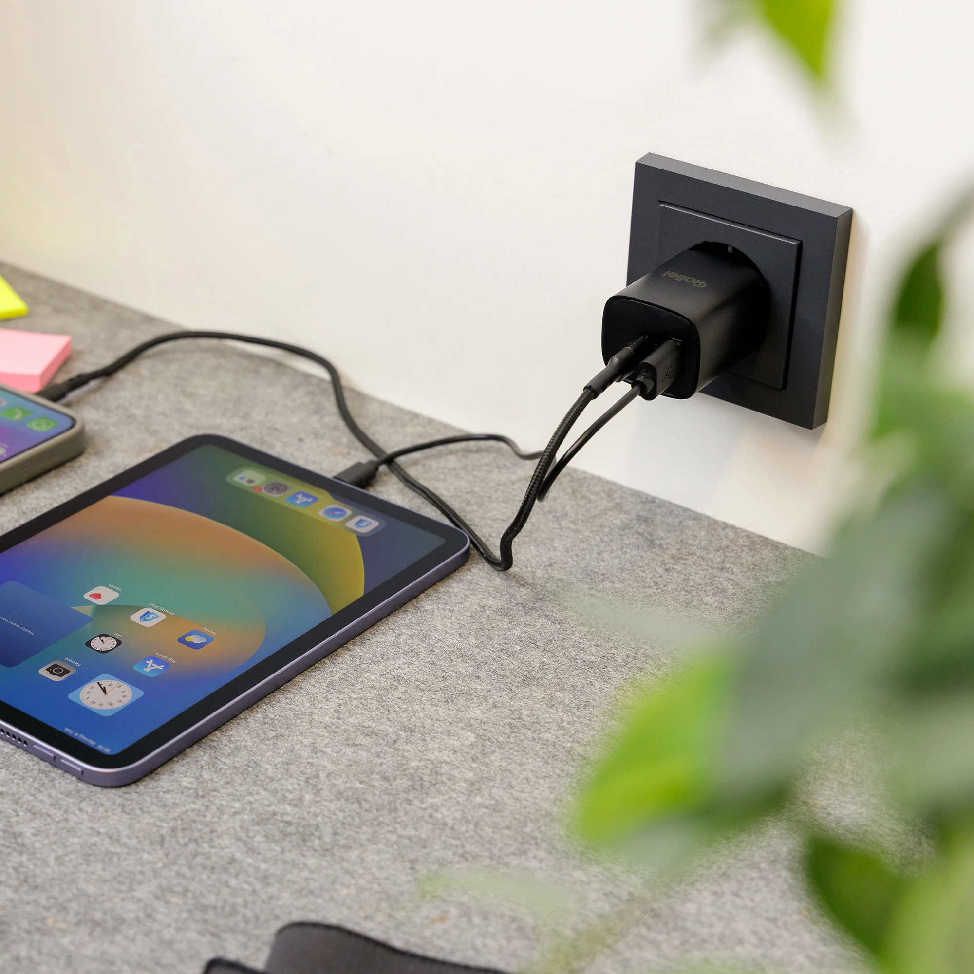 Schnellladegerät 30 W | GaN | USB-C- & USB-A-Anschluss - Image 3